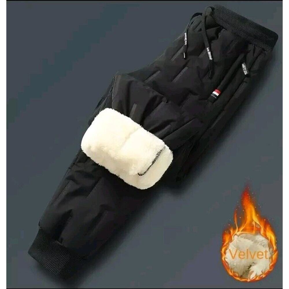 Winter‎ Pants, Plush and Thickened Workwear Casual Warm Sports Men's - Picture 6 of 13